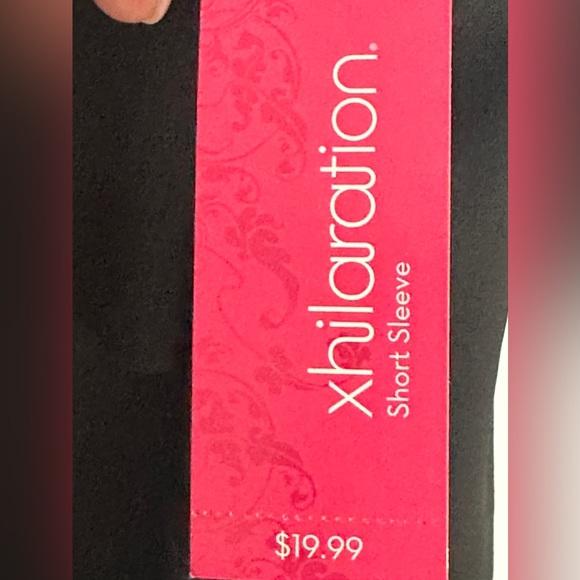 Black sheer with overlay Xhileration blouse. - Picture 4 of 7